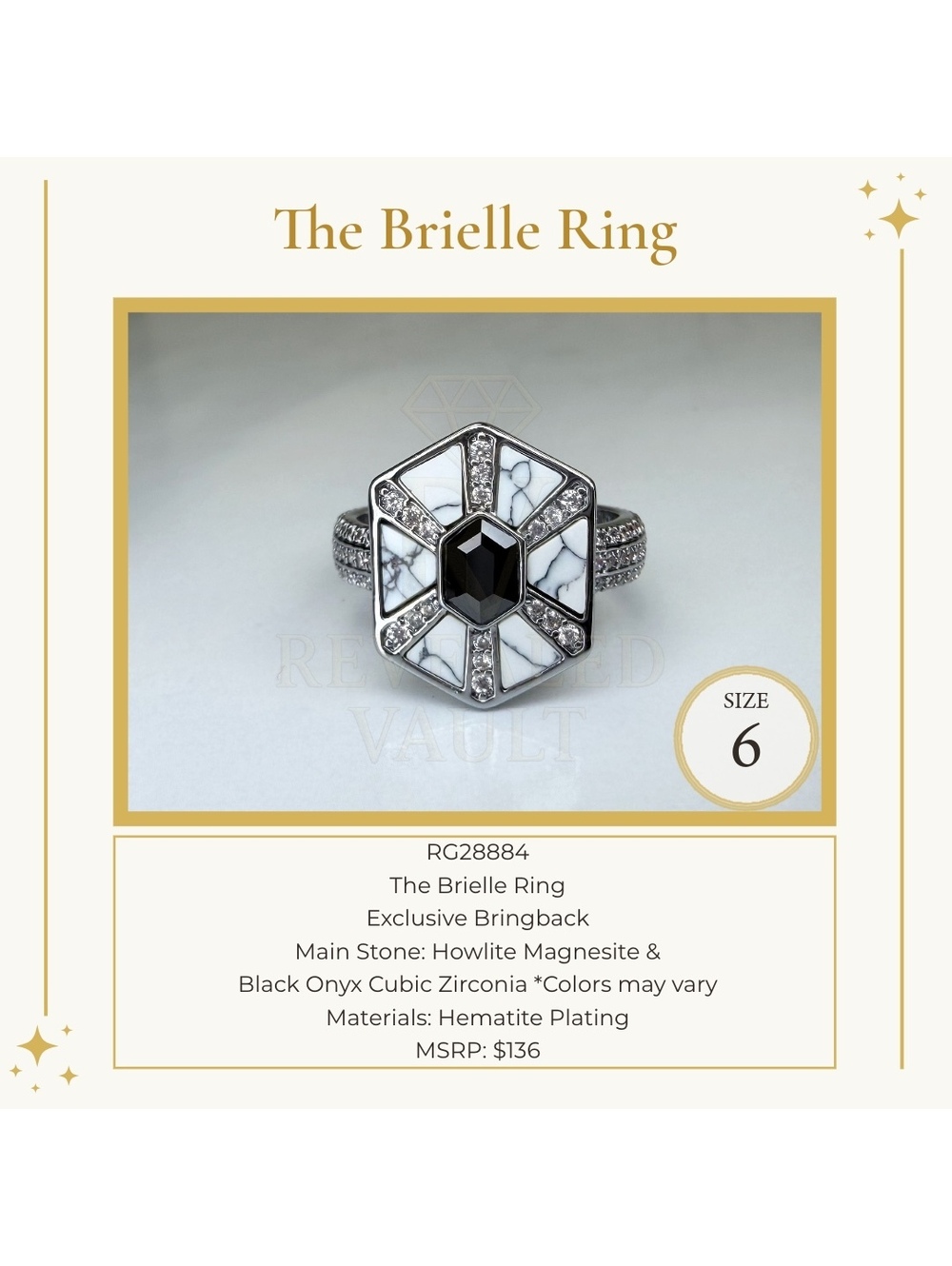 The Brielle Ring - Size 6 - OG